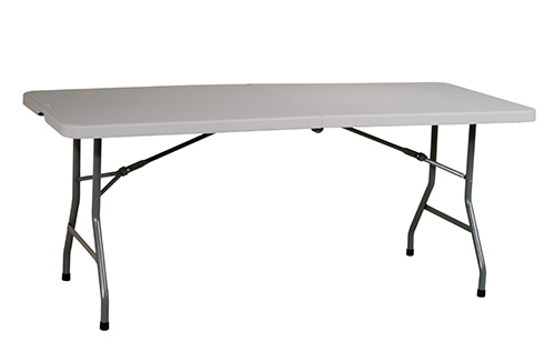 6’ Resin Center Fold Multi Purpose Table