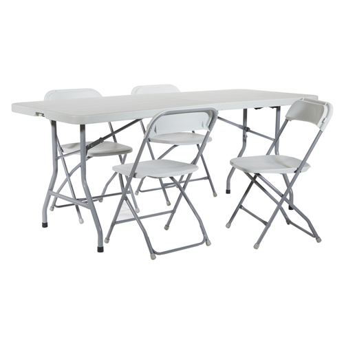 5-Piece Folding Set (4 chairs and table)